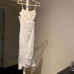 White Zara slip dress